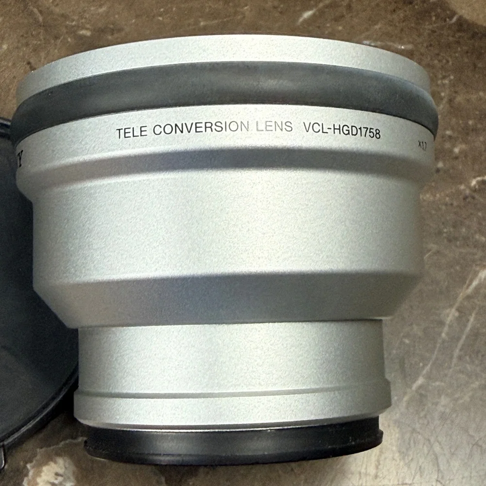 Sony Tele Conversion Lens Silver VCL-HGD1758 1.7x 58mm High Grade